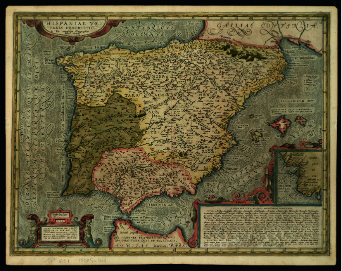 Vintage Mapa General De Carreteras Espana 1969 Map of Spain