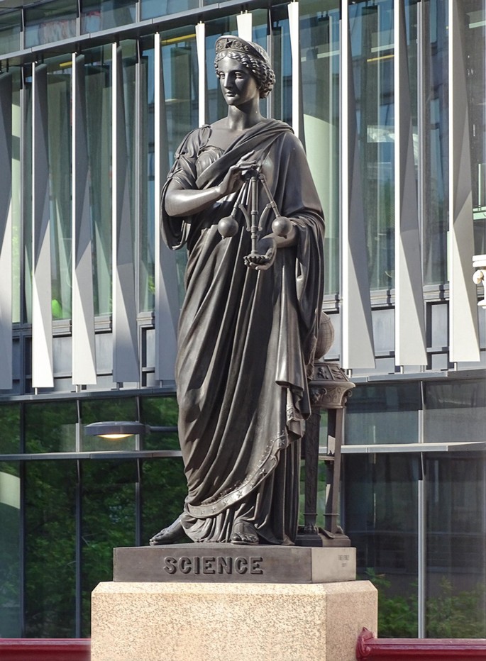 London, England, UK. Statue of Prince Albert (by Alfred Drury