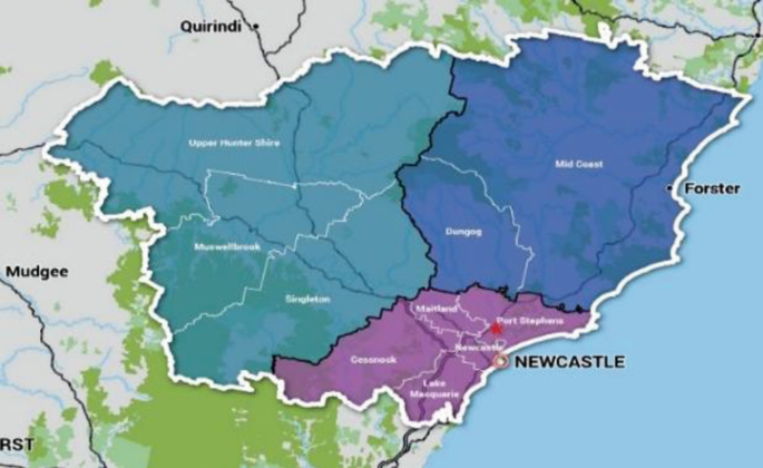 Greater Hunter Region Map Regional Capital City Renewal And Value Capture Planning – Greater  Newcastle Metropolitan Area (Gnma) | Springerlink