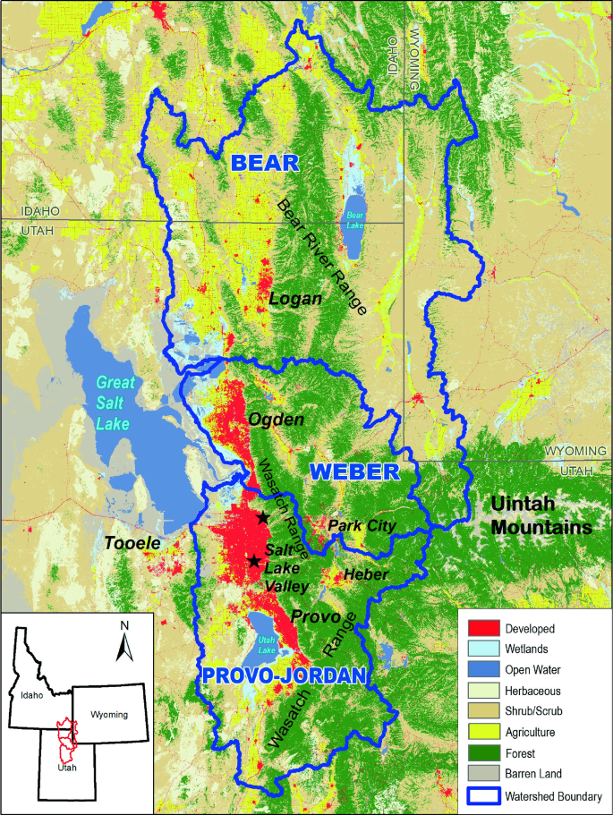 Social Ecological Technical Misalignments Threaten Mountain Water Tower Resilience In Utah Usa Springerlink