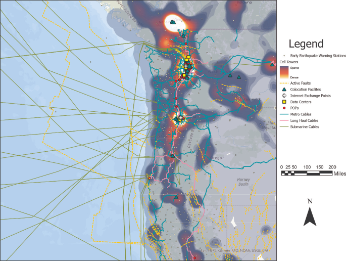 On The Resilience Of Internet Infrastructures In Pacific Northwest To Earthquakes Springerlink