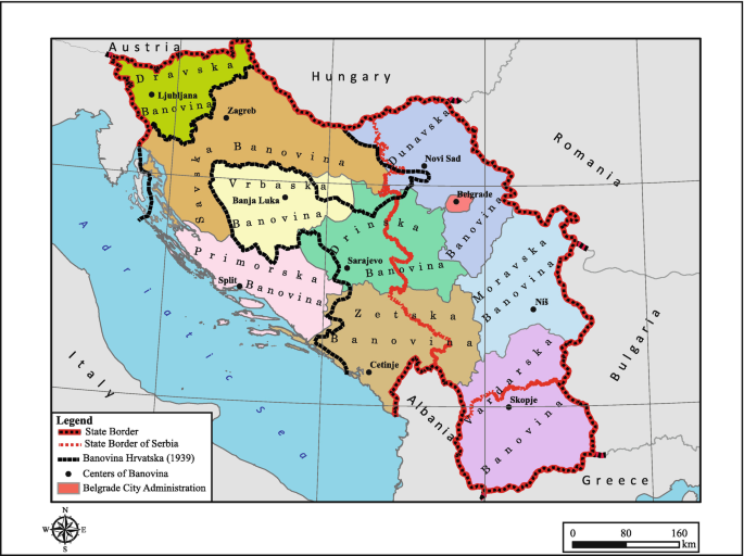 Territories of Hungary and Vojvodina in the Central and Southern
