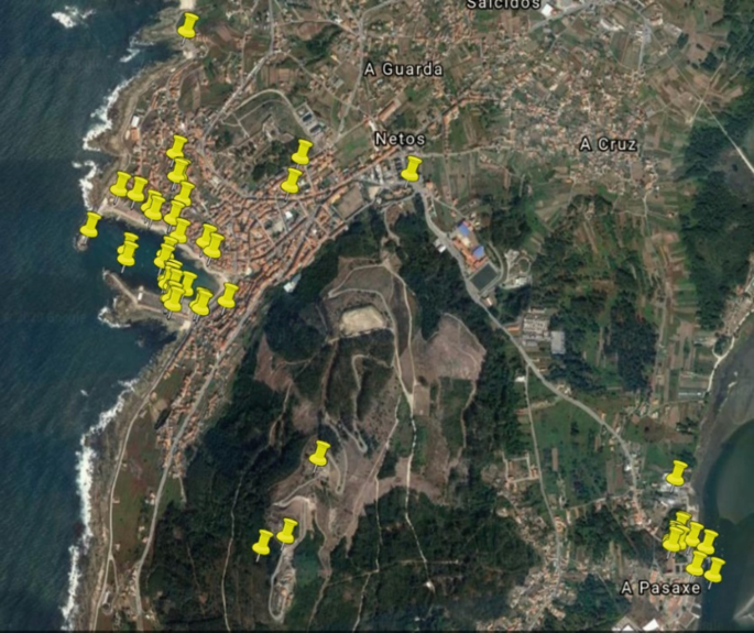 Map of Portugal with the Cascais council tagged (source: Google maps).