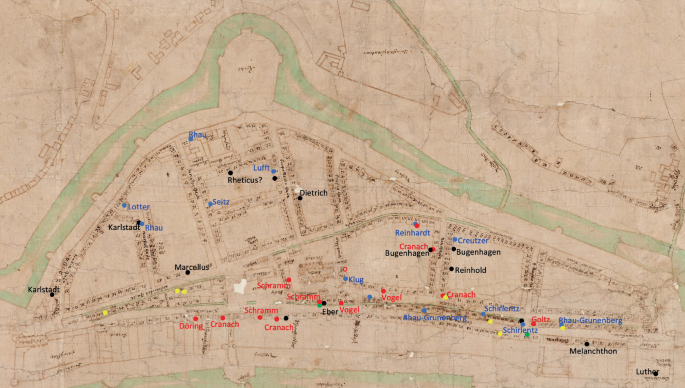 Printers, Booksellers, and Bookbinders in Wittenberg in the Sixteenth  Century: Real Estate, Vicinity, Political, and Cultural Activities