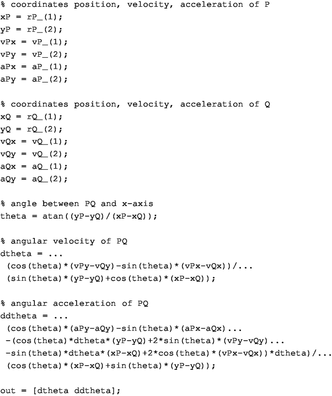 Dyad Routines For Mechanisms Springerlink