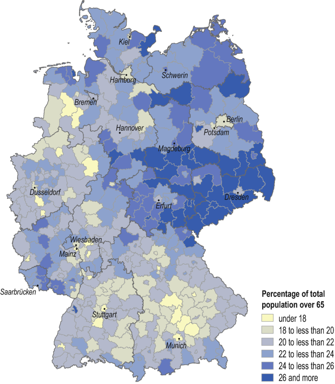 Spatial Developments in Germany: Persistences, New Differences and the  Effort for Unity | SpringerLink