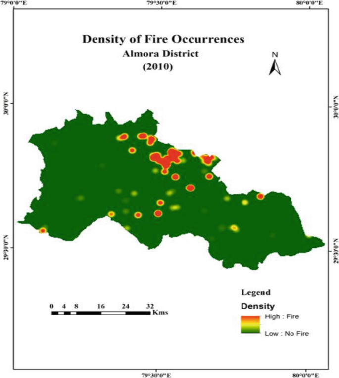 Analyzing the Trend, Pattern, and Hotspots of Forest Fires Using Geospatial  Techniques: A Case Study of Almora District, India | SpringerLink