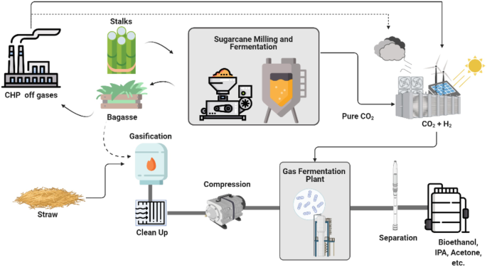 The New Biorefineries: Integration with New Technologies for Carbon Capture  and Utilization to Produce Bioethanol | SpringerLink