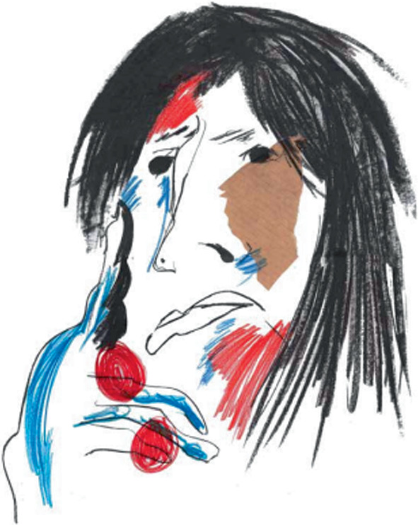 An illustration by Joana Coelho for the artist Puri Fontes. The Workshop the narrative possibilities of illustration in trans-generational dialogue.