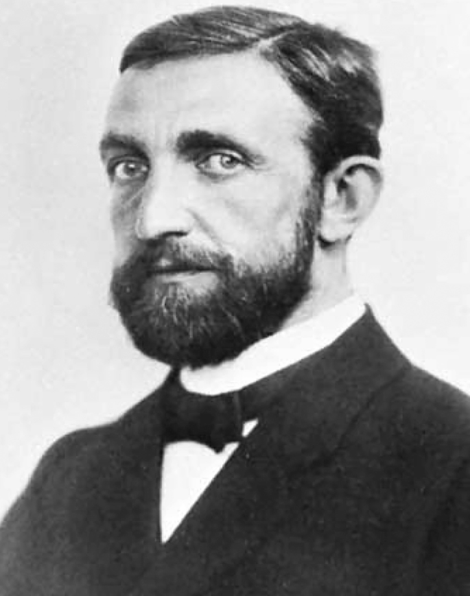 A photograph of Philipp Eduard Anton von Lenard.