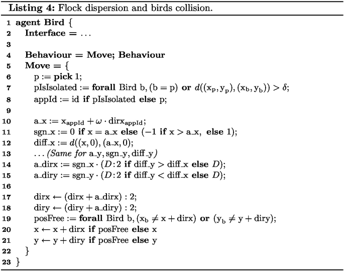 Modelling uncovers how birds flock together