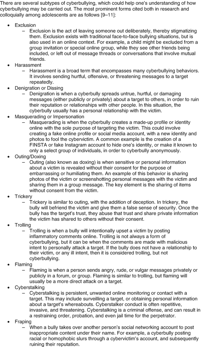 CYBER BULLYING… unaware crime