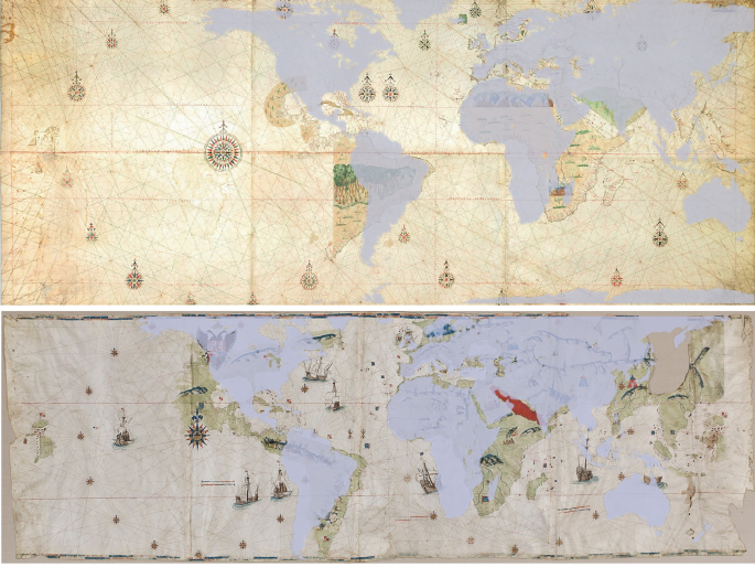 Old Planisphere Wall Mural - 6' 9 x 4' 5 (81 x 53) - 2 Panels