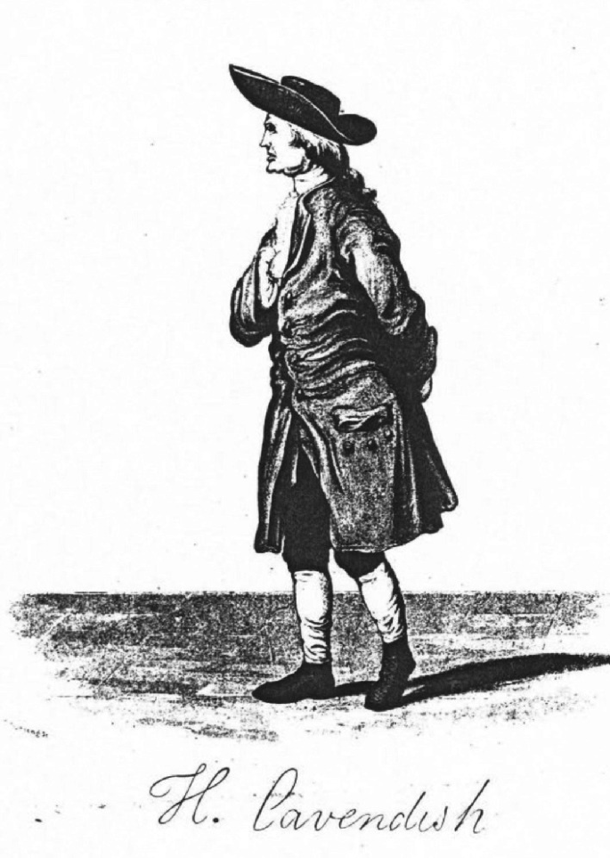 A portrait of Henry Cavendish.