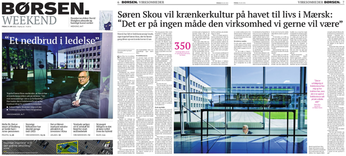 A screenshot of a newspaper with an article in a foreign language text. It has 2 photos of a person in a studio and a glass chamber, along with a highlighted aerial view of an area.
