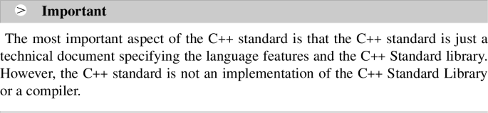 About C++, C++ Standard, and the C++ Standard Library | SpringerLink image.