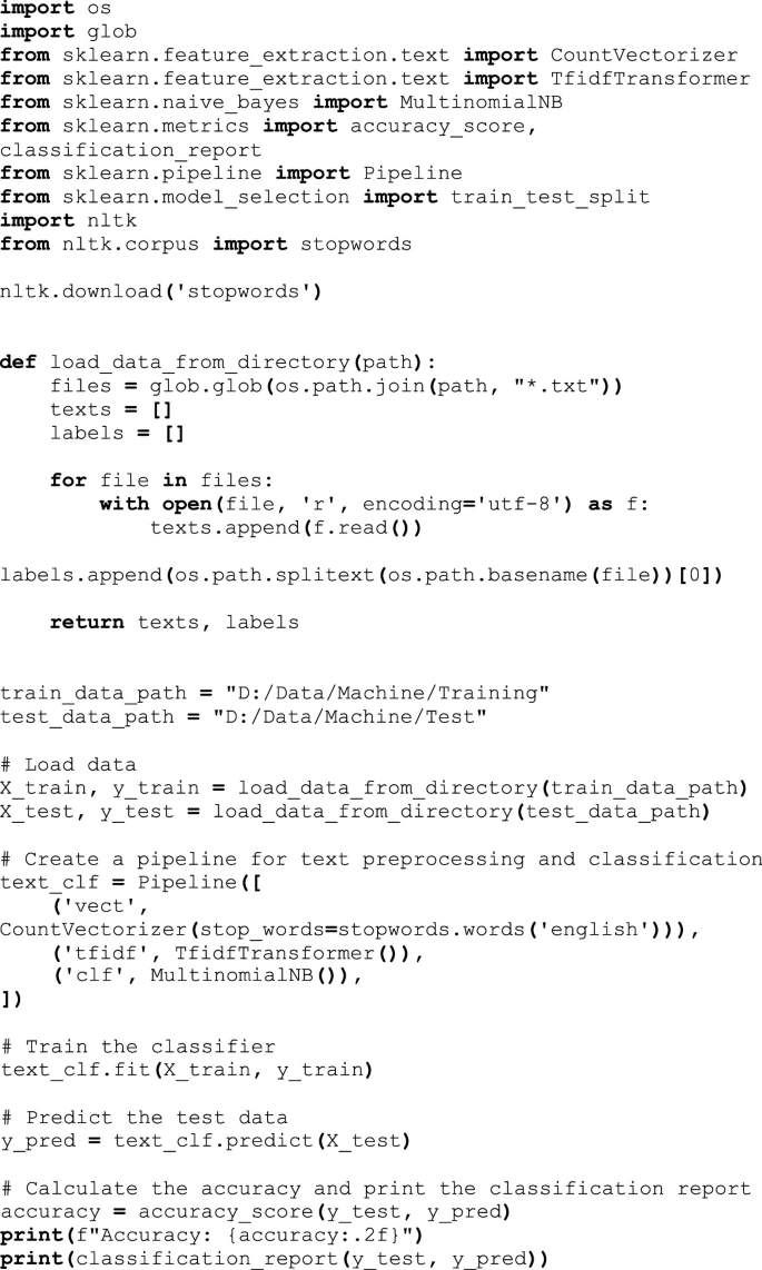 Text Classification | SpringerLink