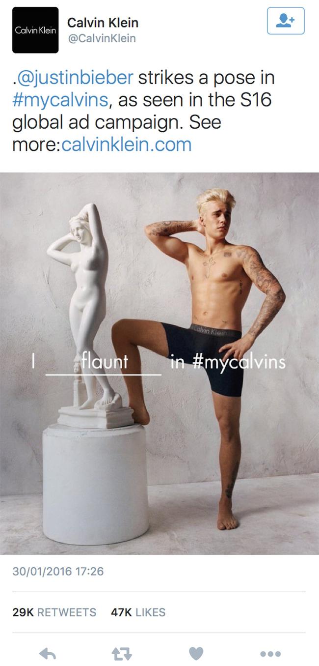 I dream in #mycalvins': The Improbable Neoclassicism of Justin Bieber |  Springer Nature Link (formerly SpringerLink), image size:650x1355