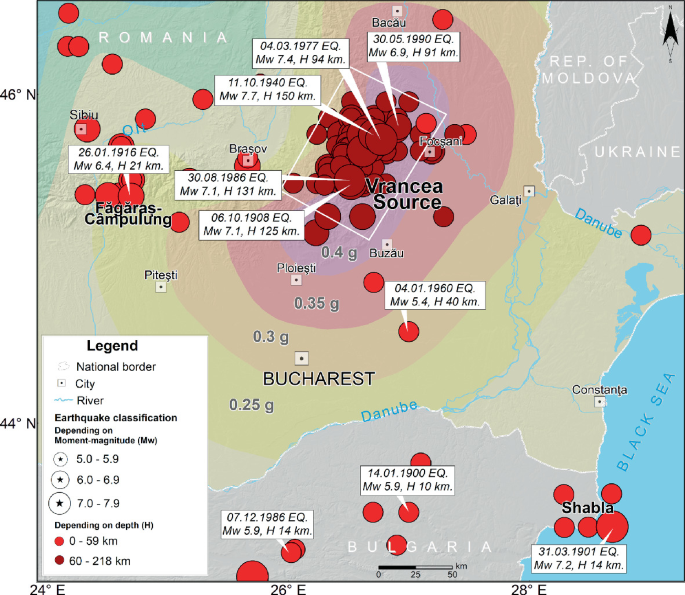 Earthquake today romania