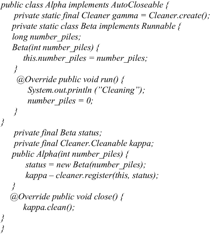 Concurrent Programs, Finalizers and Cleaners in Java - Security ...