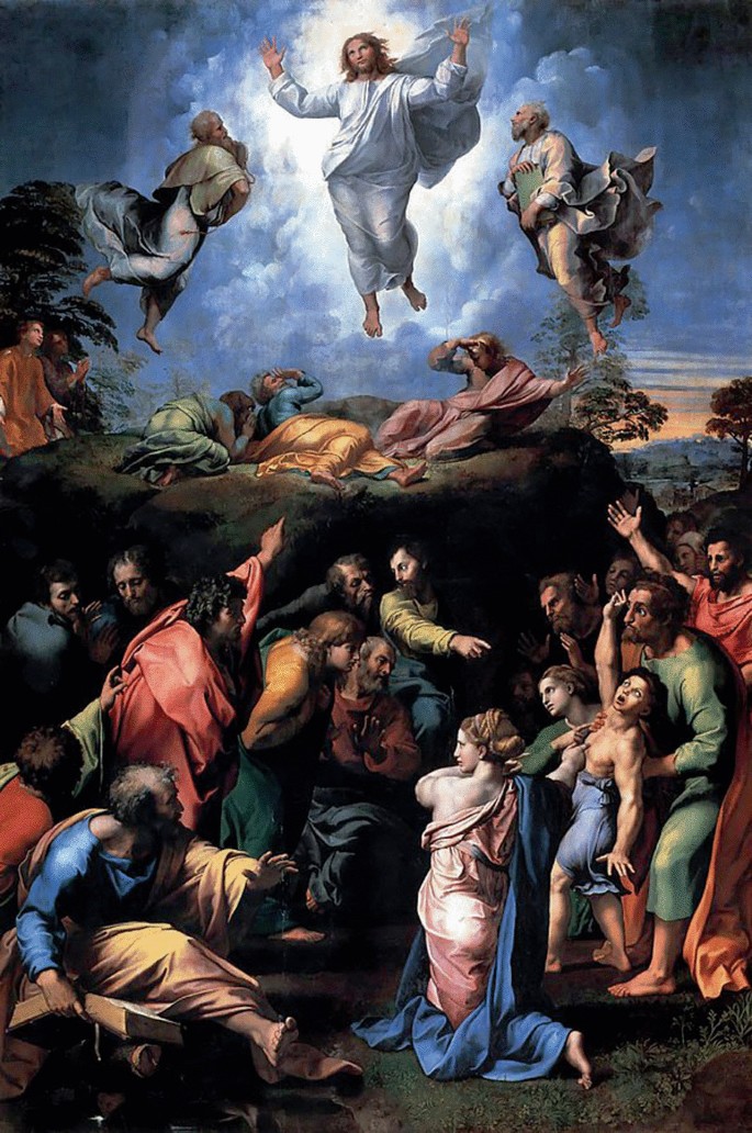 Vintage 1958 Raphael “The Transfiguration” Christian Iconography Renaissance Art Print Vintage 1958 Raphael “The Transfiguration” Christian Iconography Renaissance Art Print
