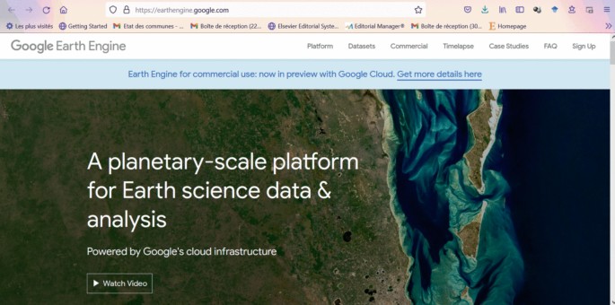 Remote Sensing Applications with Google Earth Engine: Case from Algeria ...
