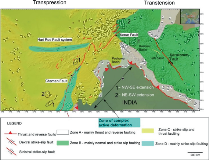 Mapping of Active Deformation Domains in the West of Hazara-Kashmir ...