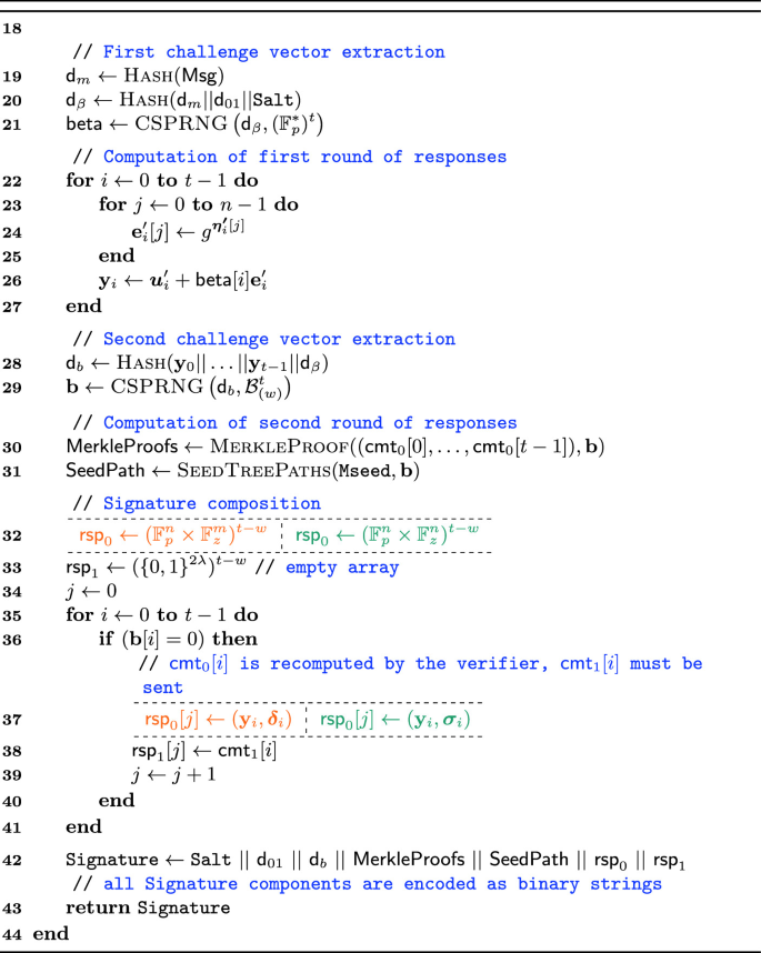 A Horizontal Attack on the Codes and Restricted Objects Signature ...