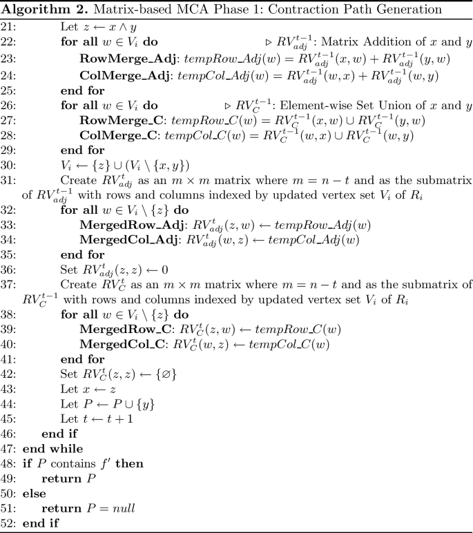 A Matrix Representation for the Verification of Separability of ...
