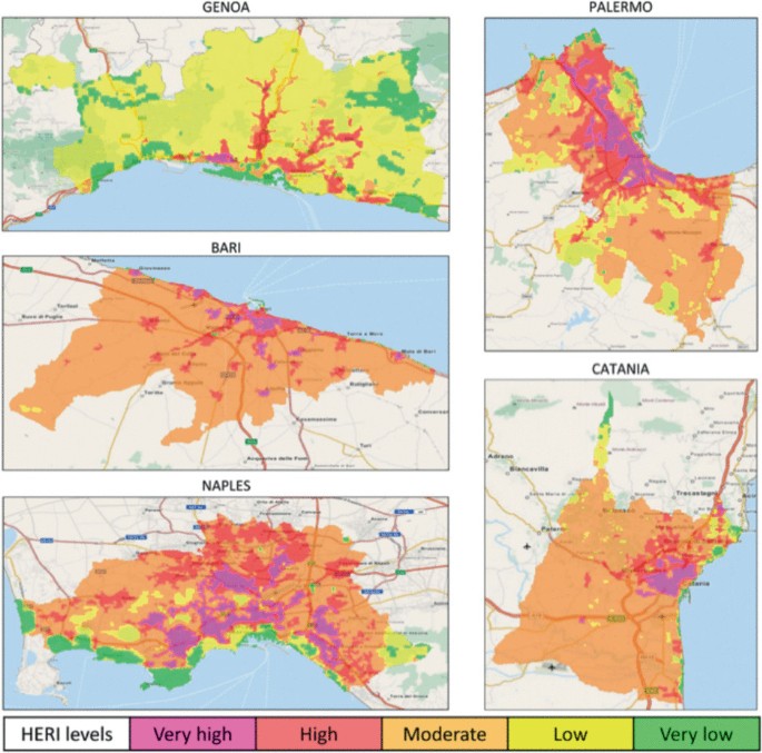 Hsi Map Nature-Based Solutions for Urban Heat Mitigation: The Role of Green ...