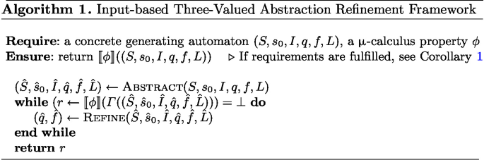 Input-Based Three-Valued Abstraction Refinement | Springer Nature Link ...