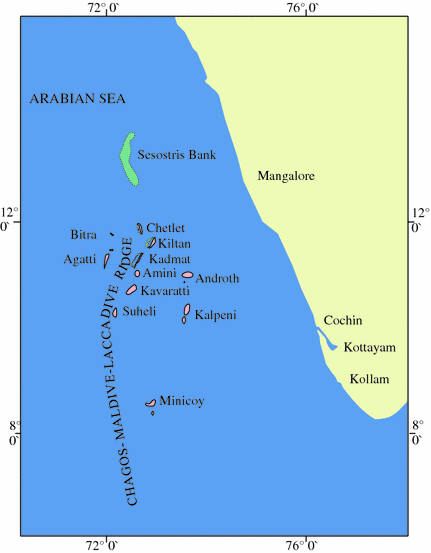 Lakshadweep And Maldives Map Lakshadweep Islands | Springerlink