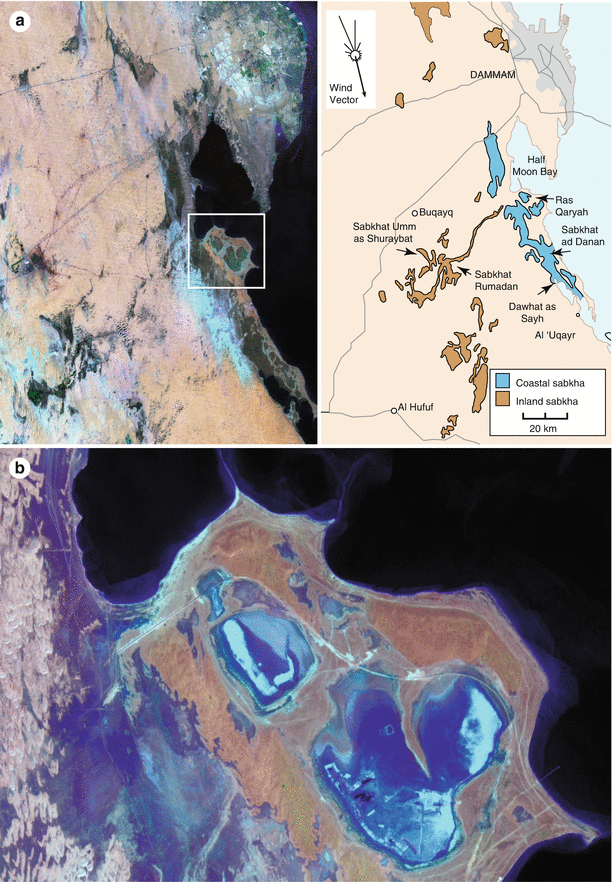 Sabkhas, Saline Mudflats and Pans