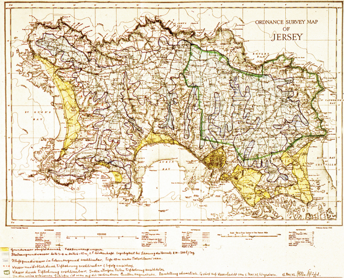 Ordnance Survey Map Jersey Jersey And The German Army | Springerlink