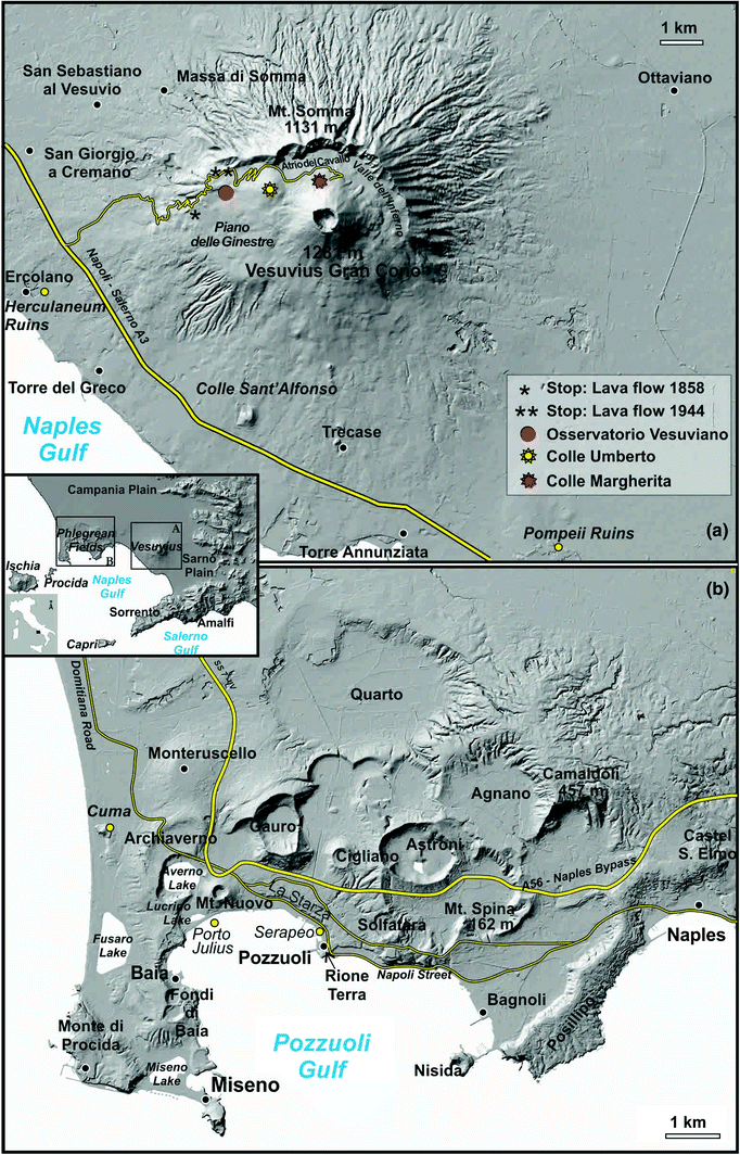 Vesuvius and Campi Flegrei: Volcanic History, Landforms and Impact on  Settlements | SpringerLink
