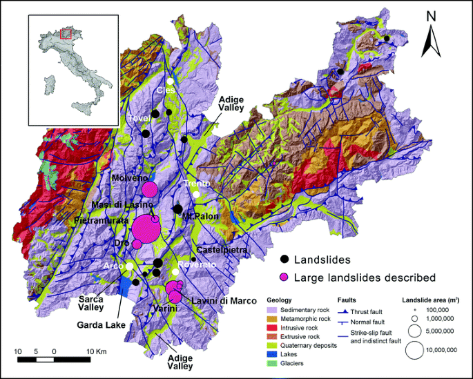 Large Ancient Landslides in Trentino, Northeastern Alps, as Evidence of  Postglacial Dynamics | SpringerLink
