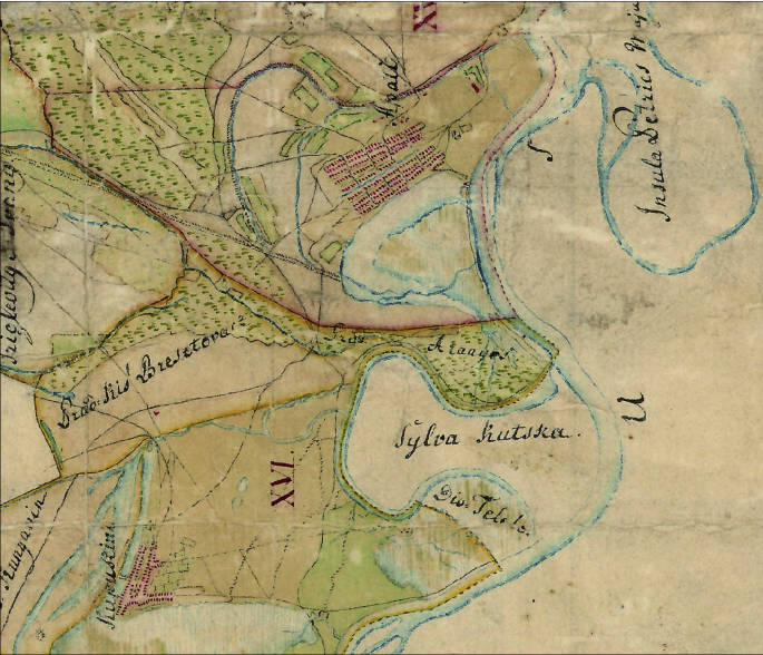 10. The plan of Hermannstadt as it was in 1875. Map taken from the