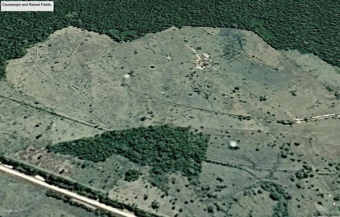 Map highlighting the Llanos de Moxos savanna region in Bolivia