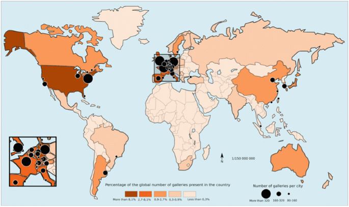 PDF) From Global to Local Creative Dynamics: The Location Patterns of Art  Galleries