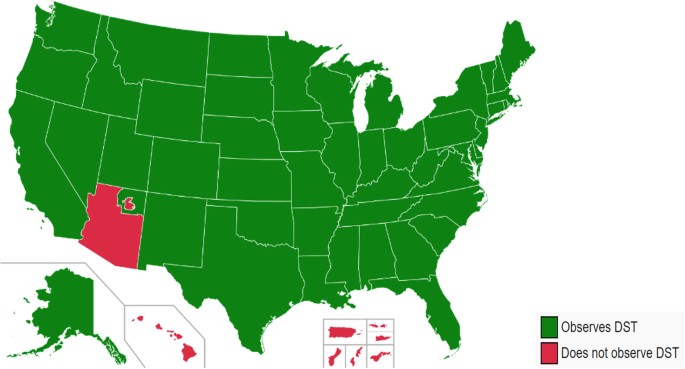Map: The states in favor of yearlong daylight saving time