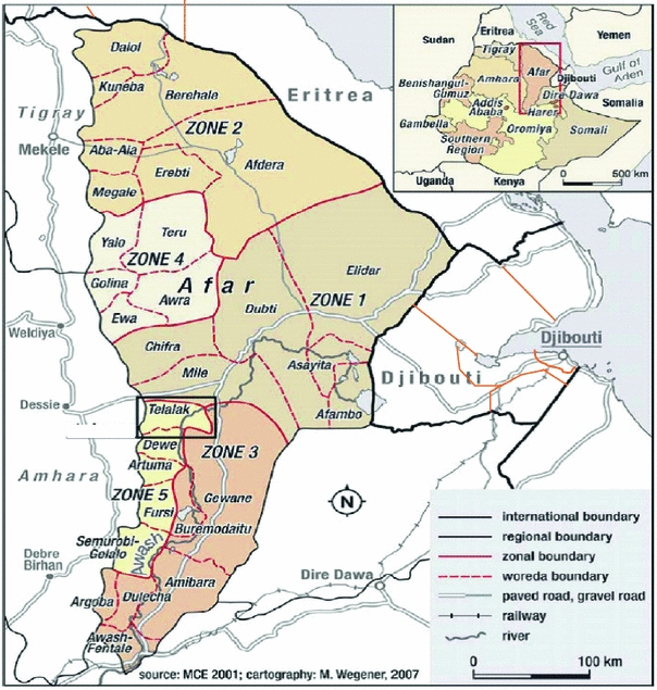 Ethiopia Afar Region Map Afar, One Geology, One Culture, Spread In Three Countries, At Present A  Melting Pot | Springerlink