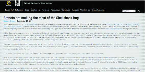 Hackers Using 'Shellshock' Bash Vulnerability to Launch Botnet Attacks