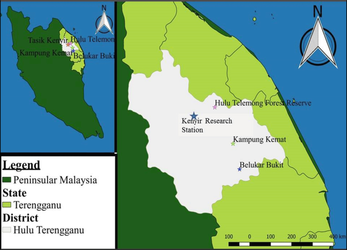 Terengganu map hulu Hulu Terengganu,