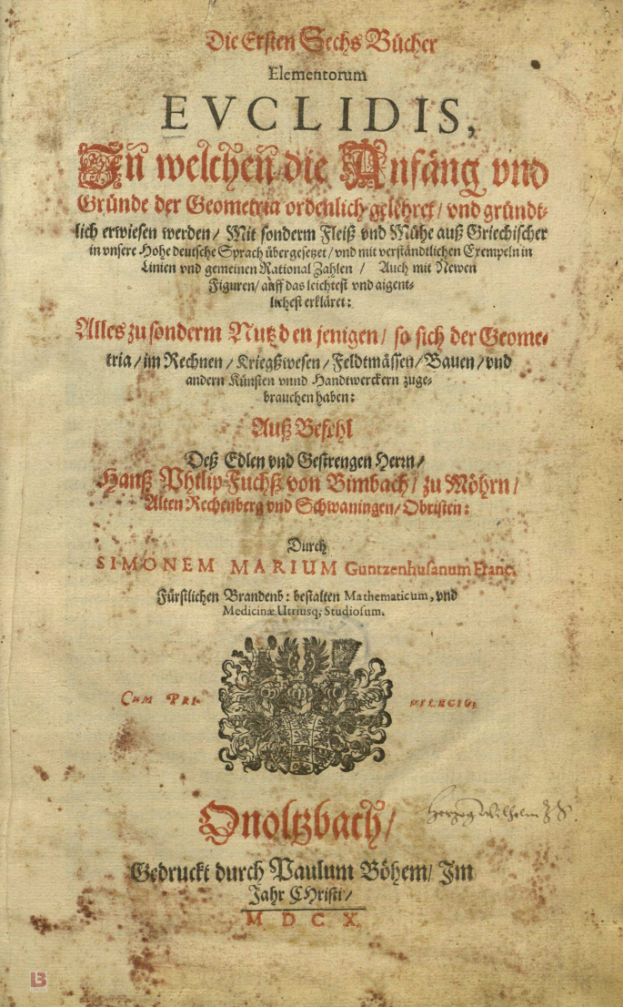 Concerning the Biography of Simon Marius (1573–1624) | SpringerLink
