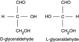 CH2OH CH2-OH What is the structure of L-glyceraldehyde? 31. (a) HO