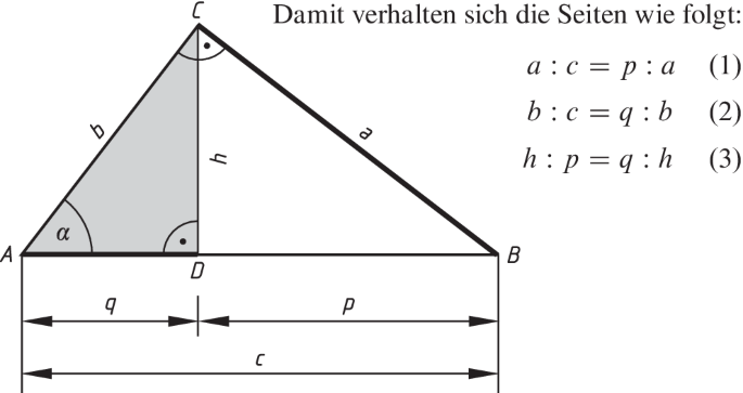 Längenberechnungen am Dreieck | SpringerLink