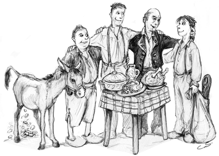 Tischlein deck dich, Esel streck dich, Knüppel aus dem Sack von Ludwig  Bechstein (1847) | SpringerLink