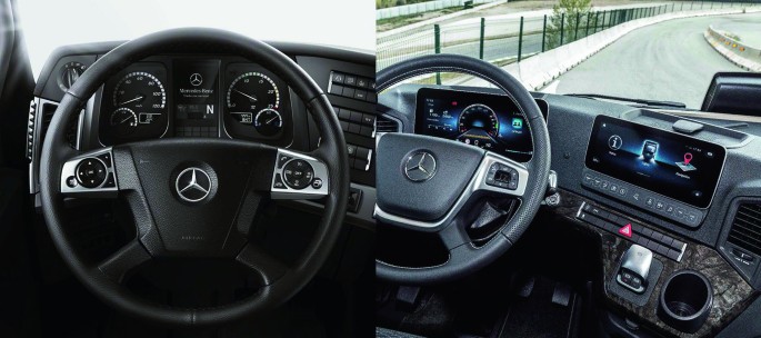 Leather Cockpit Actros 5 retrofit genuine Mercedes-Benz