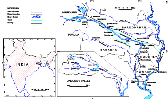 Damodar River In India Map Introduction | Springerlink