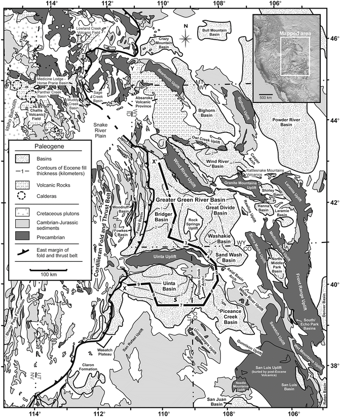 Green River Formation Map Introduction To The Green River Formation | Springerlink